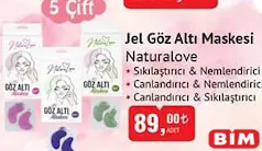 NATURALOVE JEL GÖZ ALTI MASKESİ 5 ÇİFT